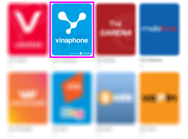 Hướng dẫn mua thẻ cào Vinaphone